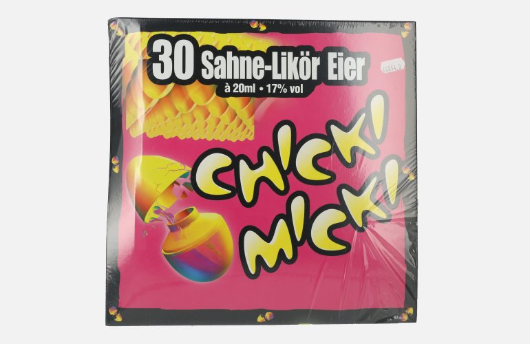 Chicki Micki Sahne-Likör Eier 17% Vol. 30x0,02l PET
