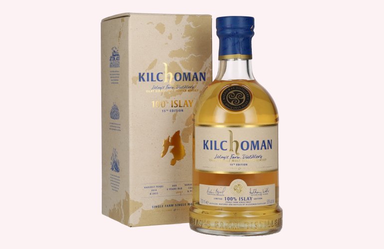 Kilchoman 100% Islay 15th Edition Single Malt Scotch Whisky 50% Vol. 0,7l in Giftbox