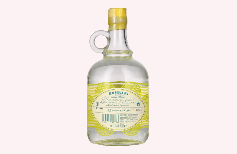 Mombasa Club Lemon Edition Gin 37,5% Vol. 0,7l
