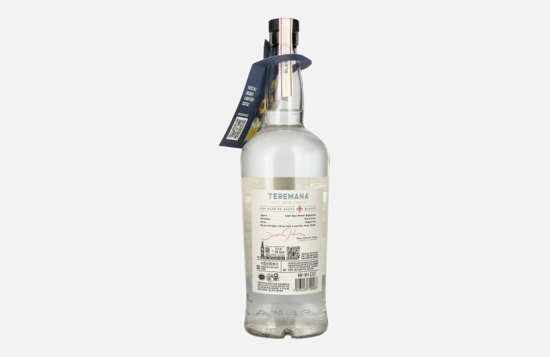 Teremana Tequila Blanco 100% Puro de Agave Small Batch 40% Vol. 1l