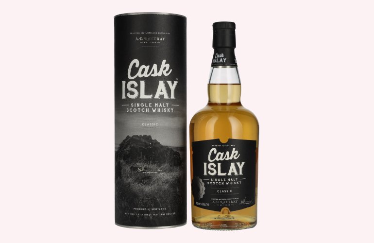 A.D. Rattray Cask ISLAY Single Malt Scotch Whisky 46% Vol. 0,7l in geschenkverpakking