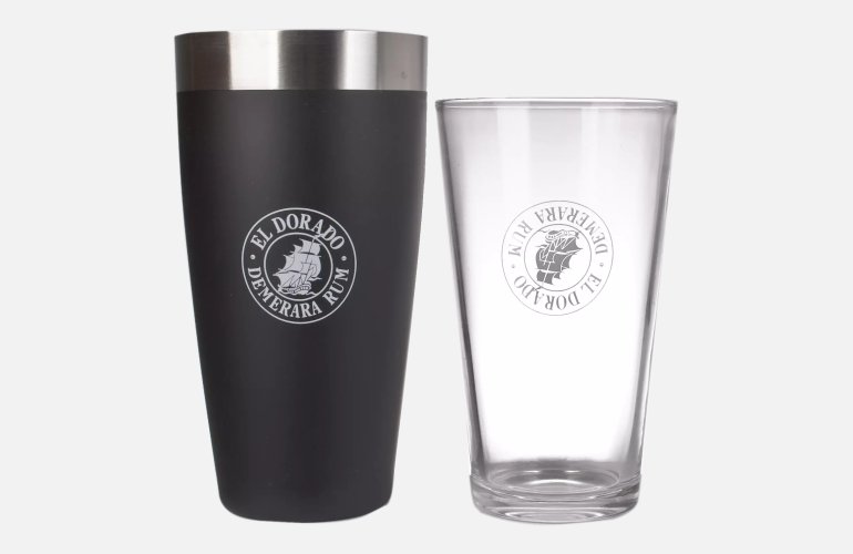 El Dorado Boston Cocktail-Shaker met Glas
