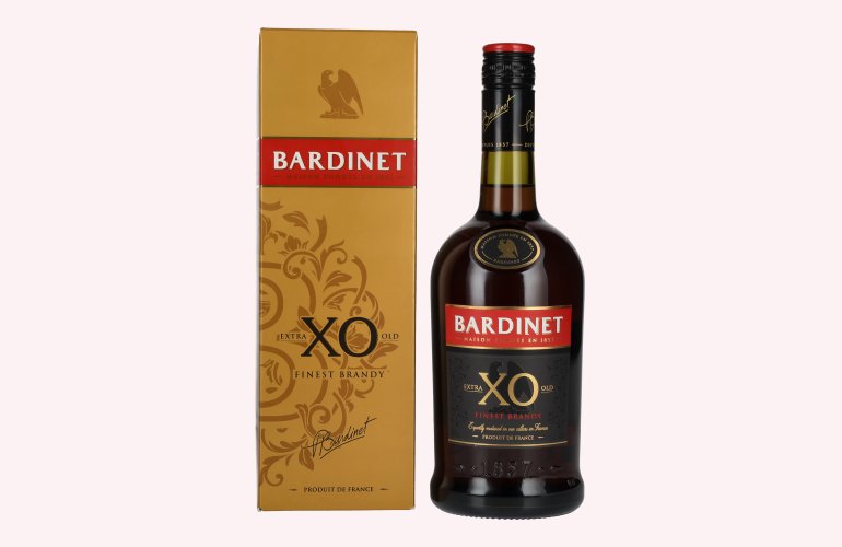 Bardinet XO Extra Old Finest Brandy 40% Vol. 0,7l in Giftbox