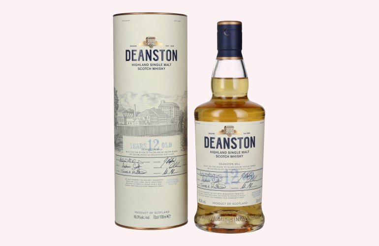 Deanston 12 Years Old Highland Single Malt 46,3% Vol. 0,7l in Geschenkbox