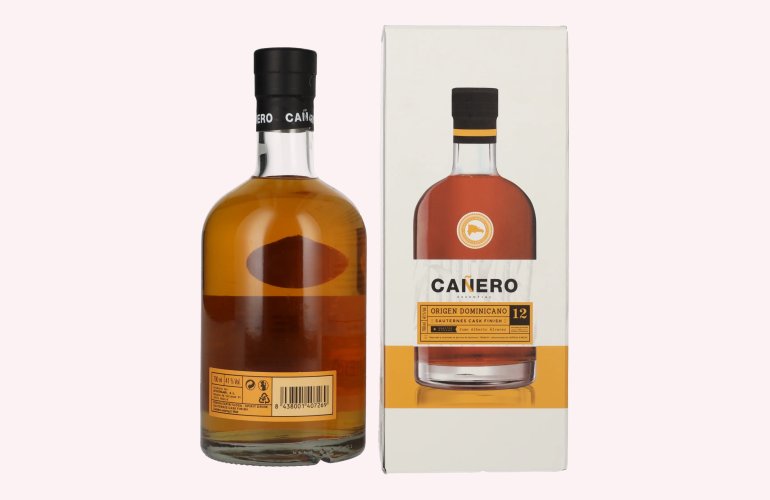 Ron Cañero 12 Origen Dominicano SAUTERNES CASK FINISH 41% Vol. 0,7l en boîte cadeau