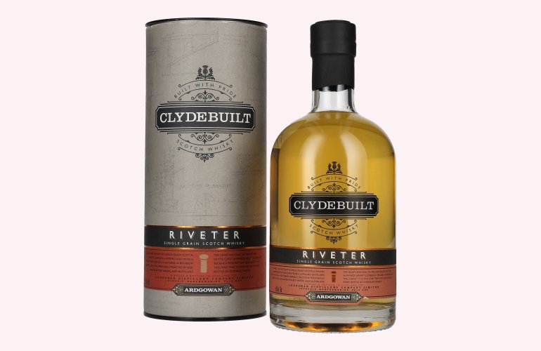 Ardgowan Clydebuilt RIVETER Single Grain Scotch Whisky 50% Vol. 0,7l en boîte cadeau