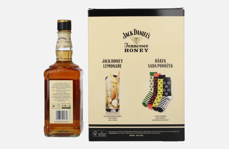 Jack Daniel's Tennessee HONEY 35% Vol. 0,7l avec Socken