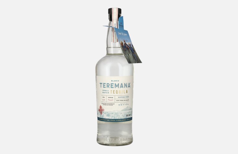 Teremana Tequila Blanco 100% Puro de Agave Small Batch 40% Vol. 1l