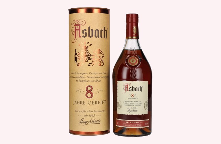 Asbach Privatbrand 8 Years 40% Vol. 0,7l in geschenkverpakking
