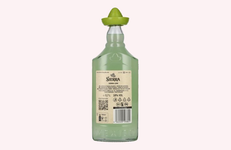 Sierra Lime Licor de Tequila 18% Vol. 0,7l