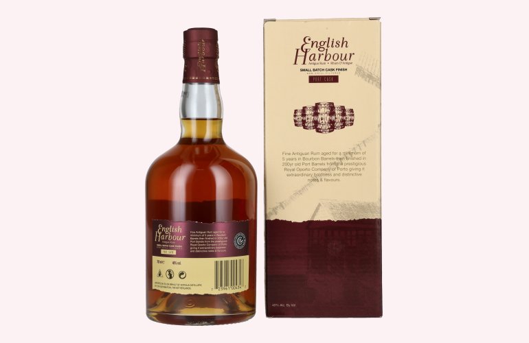 English Harbour PORT CASK FINISH Small Batch Antigua Rum 46% Vol. 0,7l in geschenkverpakking