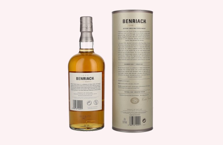 Benriach SMOKE SEASON Double Cask Matured Speyside Single Malt 52,8% Vol. 0,7l in Tinbox