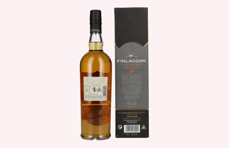 Finlaggan Cask Strength Small Batch Release 58% Vol. 0,7l in geschenkverpakking