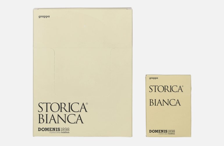Domenis 1898 STORICA BIANCA Grappa 50% Vol. 10x0,05l in Giftbox