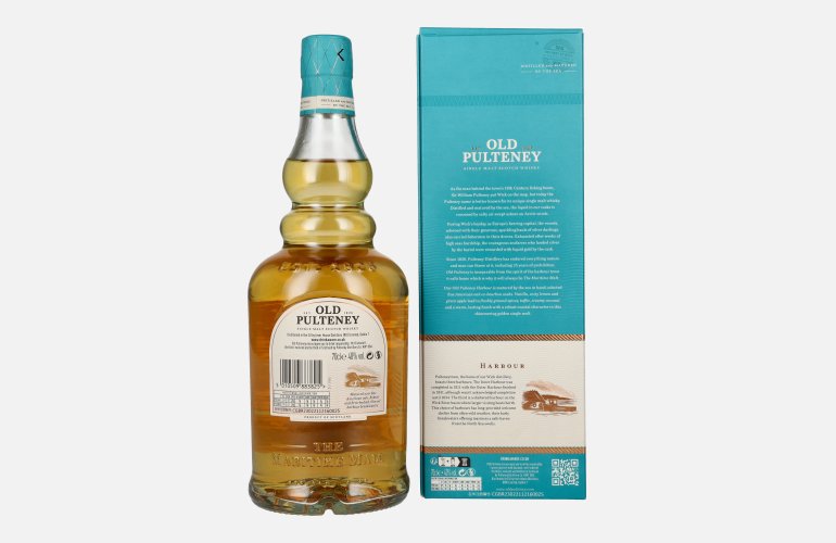Old Pulteney HARBOUR The Maritime Malt Single Malt Scotch Whisky 40% Vol. 0,7l en boîte cadeau