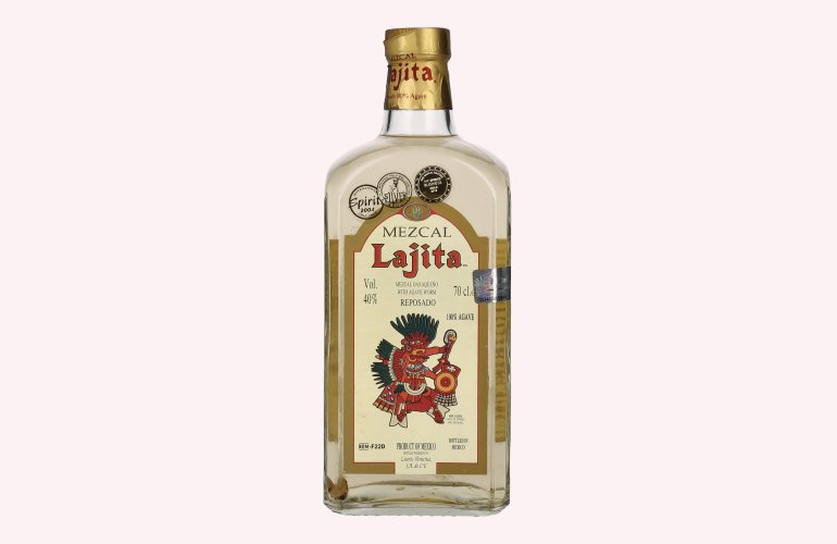 Lajita Mezcal REPOSADO with Agave Worm 40% Vol. 0,7l
