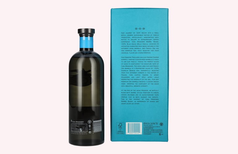 Casa Dragones Tequila AÑEJO Barrel Blend 100% Puro Agave Azul 40% Vol. 0,7l in geschenkverpakking