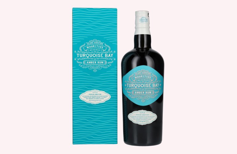 Turquoise Bay Amber Rum Reserve 40% Vol. 0,7l in Giftbox