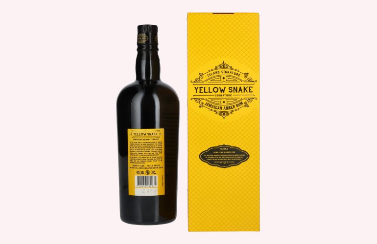 Yellow Snake Jamaican Amber Rum 40% Vol. 0,7l in geschenkverpakking