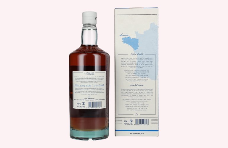 Armorik 15 Ans Whisky Breton Single Malt Edition Limitée 46% Vol. 0,7l in Giftbox