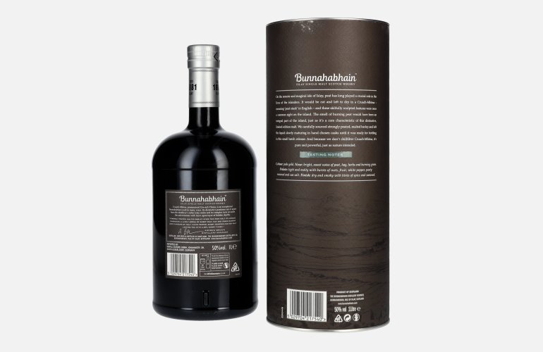 Bunnahabhain CRUACH-MHÒNA Travel Exclusive Islay Single Malt Scotch Whisky 50% Vol. 1l in Giftbox
