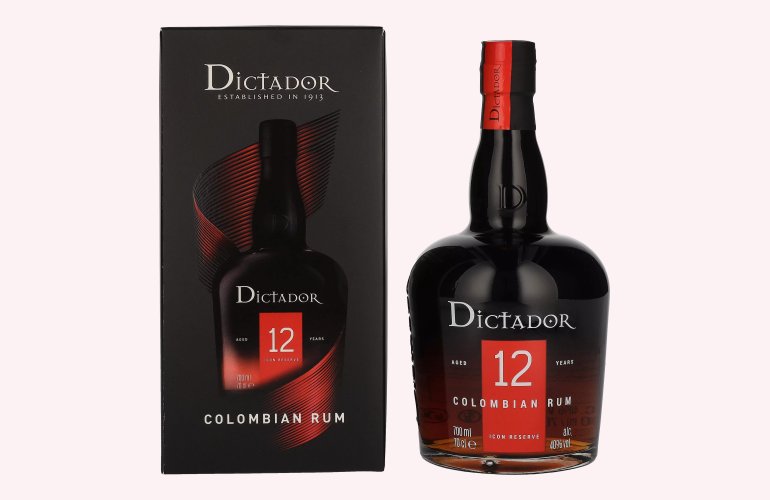 Dictador 12 Years Old ICON RESERVE Colombian Rum 40% Vol. 0,7l