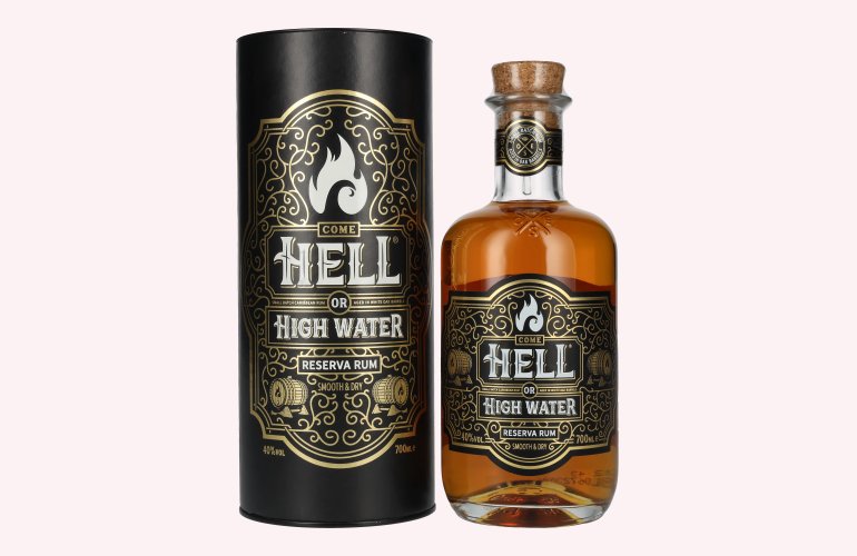 Come Hell or High Water RESERVA Rum 40% Vol. 0,7l in geschenkverpakking