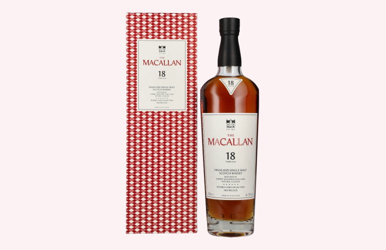 The Macallan 18 Years Old DOUBLE CASK 2025 43% Vol. 0,7l en boîte cadeau