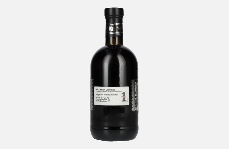 Kiss Black Diamond Premium Dark Rum 40% Vol. 0,5l