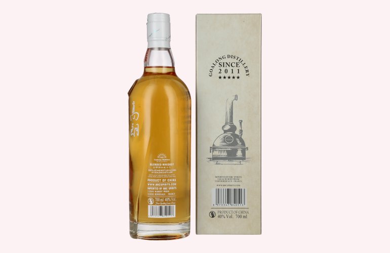 GOALONG Premium Blended OAK CASK Chinese Whiskey 40% Vol. 0,7l in Giftbox