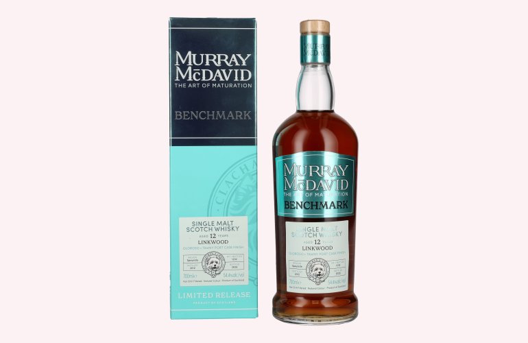 Murray McDavid BENCHMARK 12 Years Old LINKWOOD Oloroso & Tawny Port Cask Finish 2012 54,4% Vol. 0,7l in Geschenkbox
