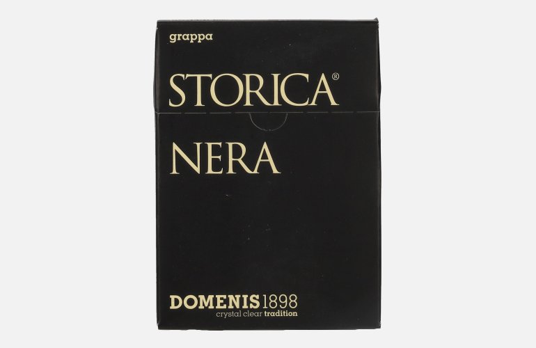 Domenis 1898 STORICA NERA Grappa 50% Vol. 10x0,005l in geschenkverpakking