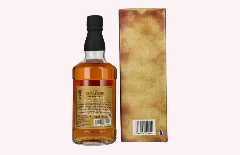 Matsui Whisky THE KURAYOSHI Pure Malt Whisky SHERRY CASK 43% Vol. 0,7l in Giftbox