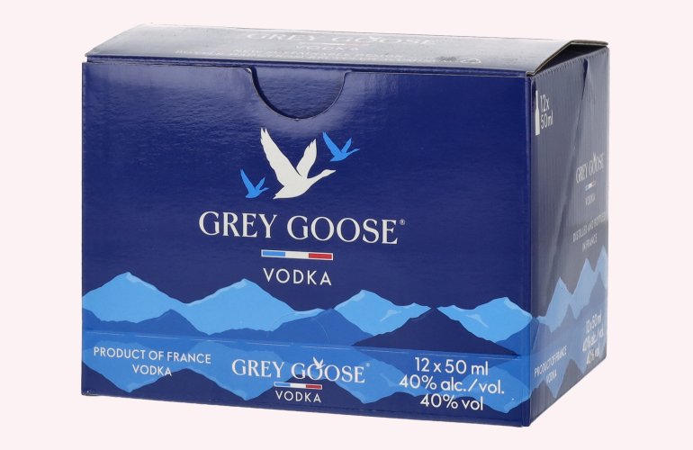 Grey Goose Vodka 40% Vol. 12x0,05l Alu