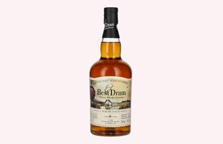 Best Dram 8 Years Old Dalmunach 1st Fill PX Sherry Quarter Cask Single Malt #922 2016 56,2% Vol. 0,7l