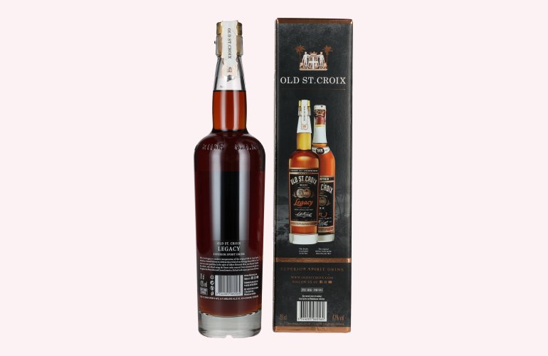 Old St. Croix A.H. Riise XO Legacy Reserve Superior Spirit Drink 42% Vol. 0,7l en boîte cadeau