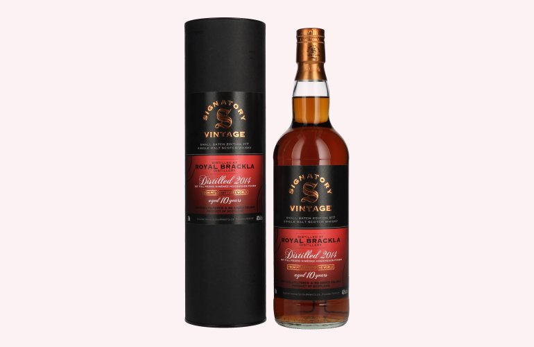 Signatory Vintage Small Batch Edition ROYAL BRACKLA 10 Years Old Single Malt #17 2014 48,2% Vol. 0,7l in Geschenkbox