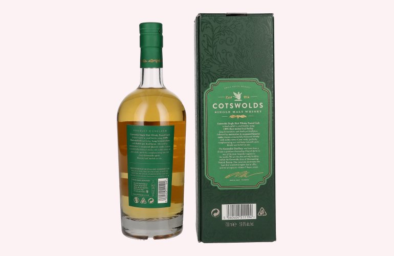 Cotswolds PEATED CASK Single Malt Whisky 59,6% Vol. 0,7l in Giftbox