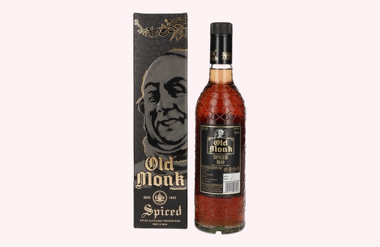 Old Monk XO Spiced Flavoured Premium Rum 40% Vol. 0,7l en boîte cadeau