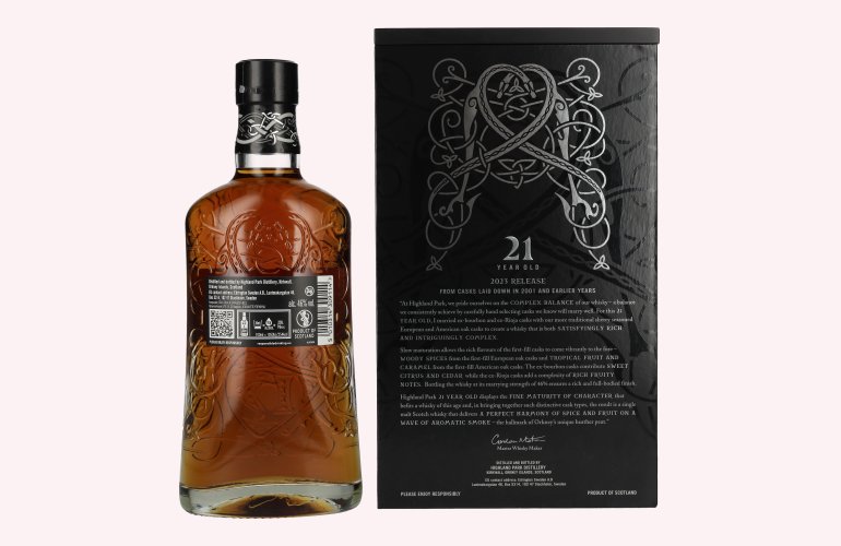 Highland Park 21 Years Old Release 2023 46% Vol. 0,7l en boîte cadeau