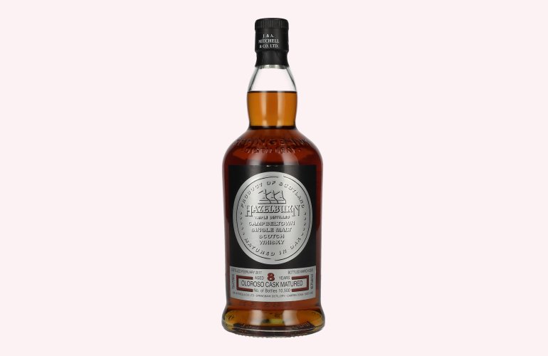 Hazelburn 8 Years Old Oloroso Cask Matured Campbeltown Single Malt Scotch Whisky 48,2% Vol. 0,7l