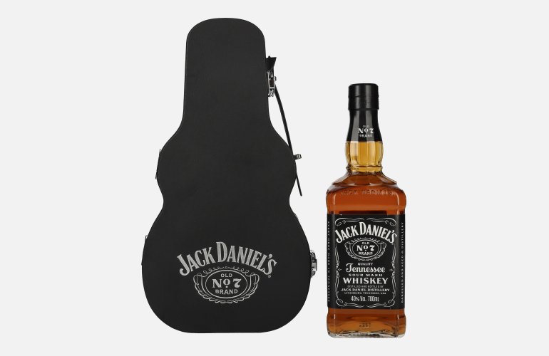 Jack Daniel's Tennessee Whiskey Guitar Case Edition 40% Vol. 0,7l in Geschenkbox