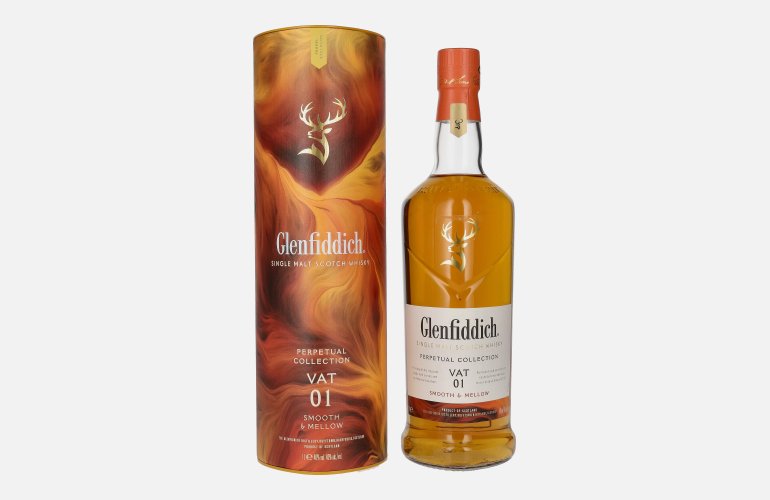 Glenfiddich Perpetual Collection VAT 01 Smooth & Mellow 40% Vol. 1l in geschenkverpakking