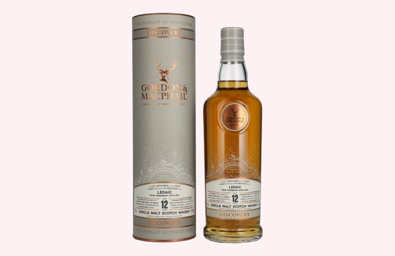 Gordon & MacPhail LEDAIG 12 Years Old DISCOVERY Single Malt Scotch Whisky 43% Vol. 0,7l in Giftbox