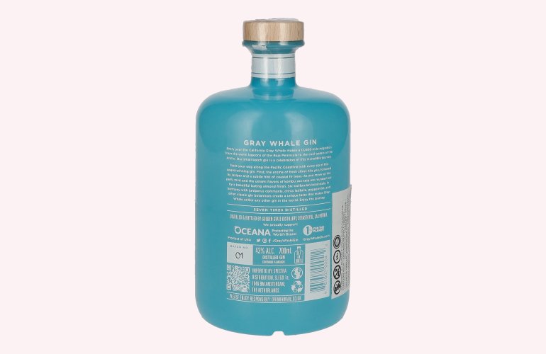 Gray Whale Distilled Gin 43% Vol. 0,7l