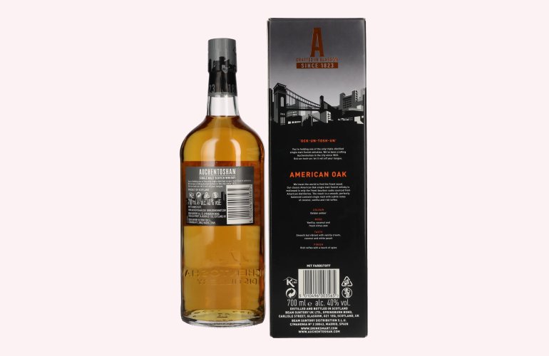 Auchentoshan AMERICAN OAK Single Malt Scotch Whisky 40% Vol. 0,7l in Geschenkbox