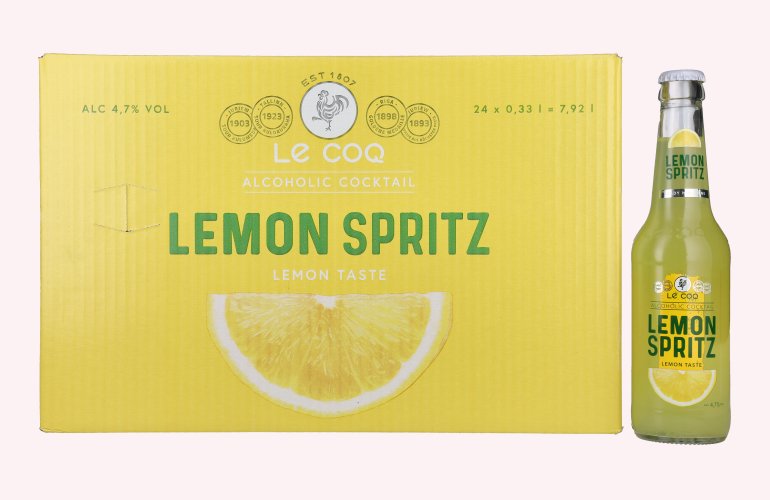 Le Coq LEMON SPRITZ 4,7% Vol. 24x0,33l