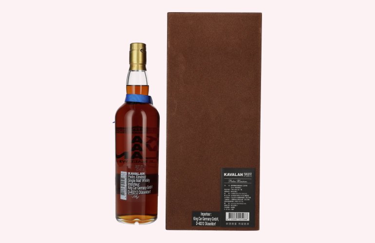 Kavalan SOLIST Pedro Ximénez Cask 58,6% Vol. 0,7l in Holzkiste