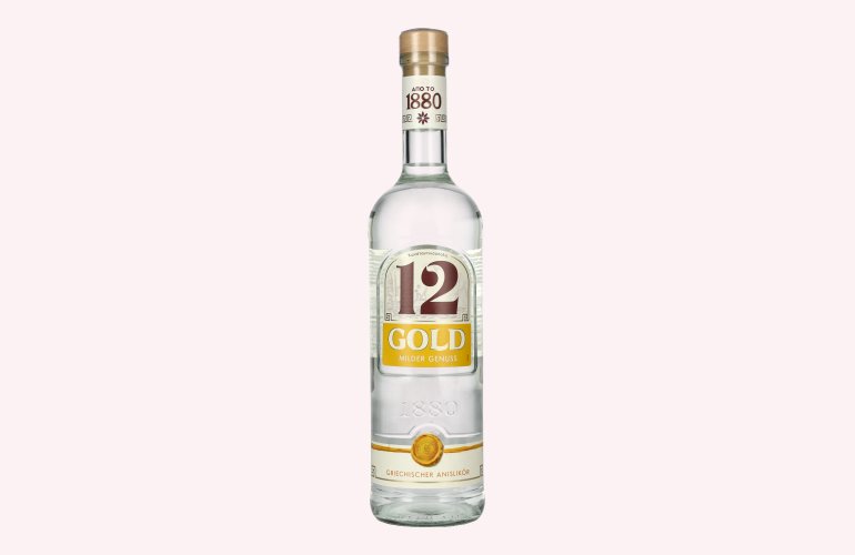 12 GOLD Anislikör by Ouzo 12 36% Vol. 0,7l