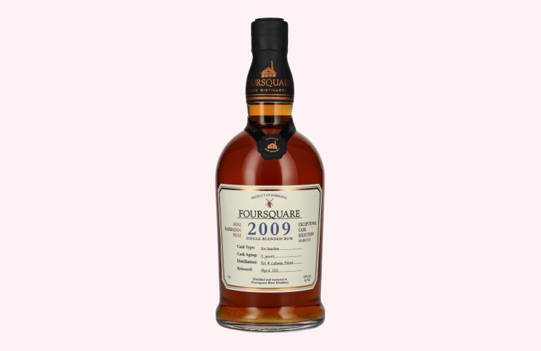 Foursquare 12 Years Old Single Blended Rum 2009 60% Vol. 0,7l